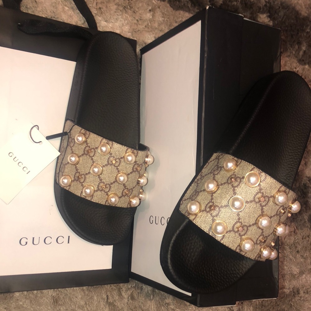 Beautiful Gucci slides.